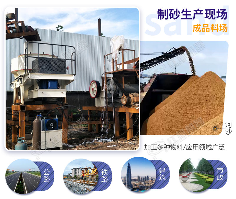 制砂生產(chǎn)線成品質(zhì)量高、效益高